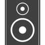 Alexa E78t24 Gray Bookshelf Speaker