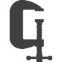 B/g 500-v Gray Clamp / Vise