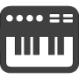 Black Electronic Keyboards