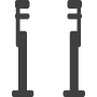 Blue Dry Wall Stilts