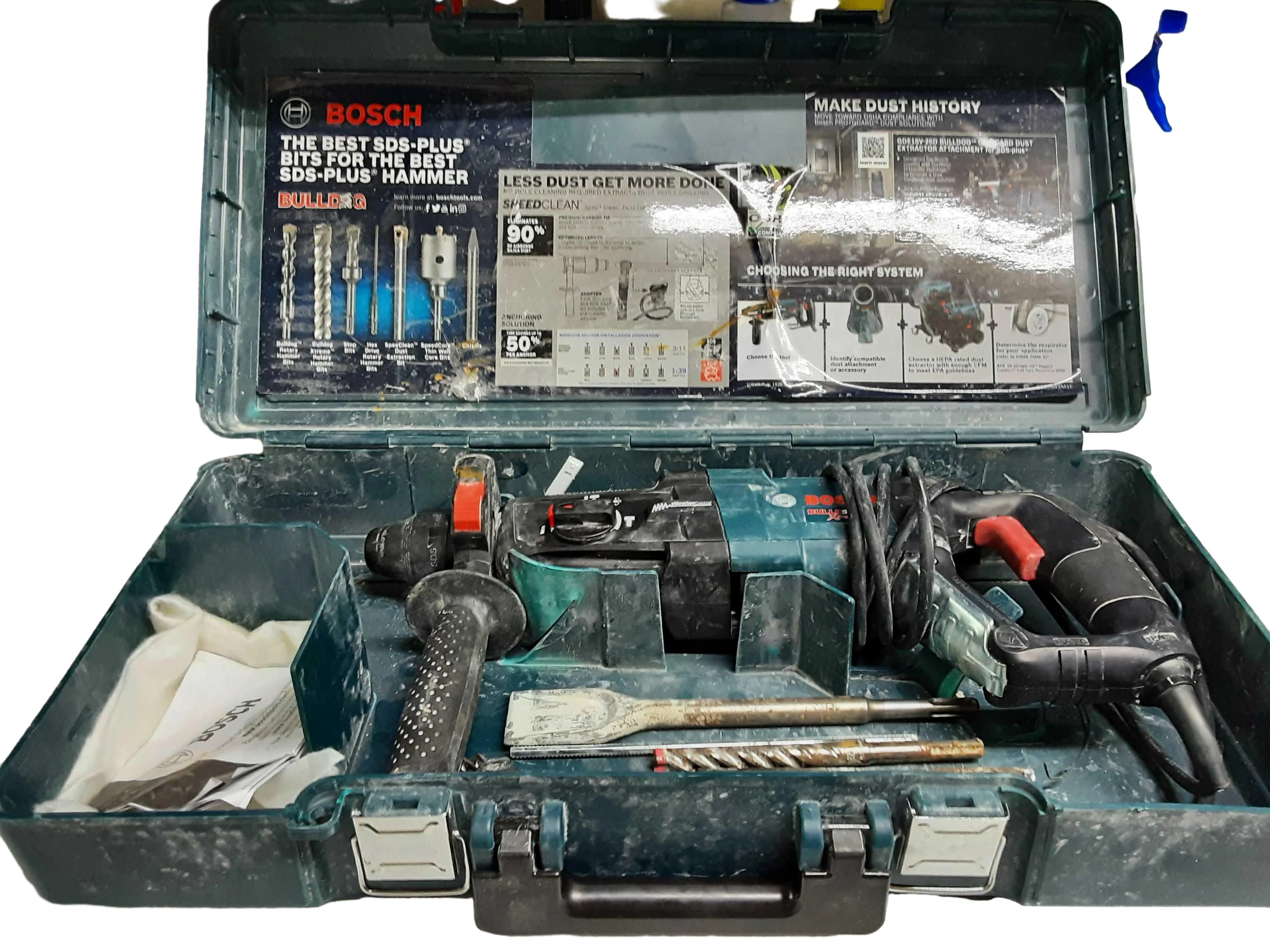 Bosch Gbh2-28l Blue Corded Hammer Drill