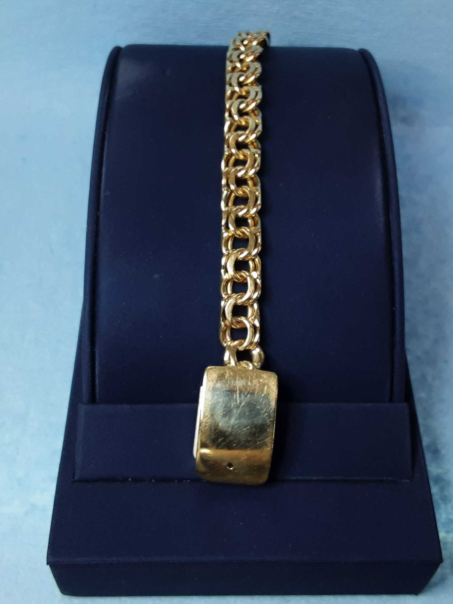 Bracelet - Yellow Gold 10k (.417) 35.9 grams 6 inch - Image 2