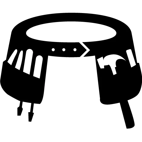Coffing 1 Ton Red Tool Belt / Accessory
