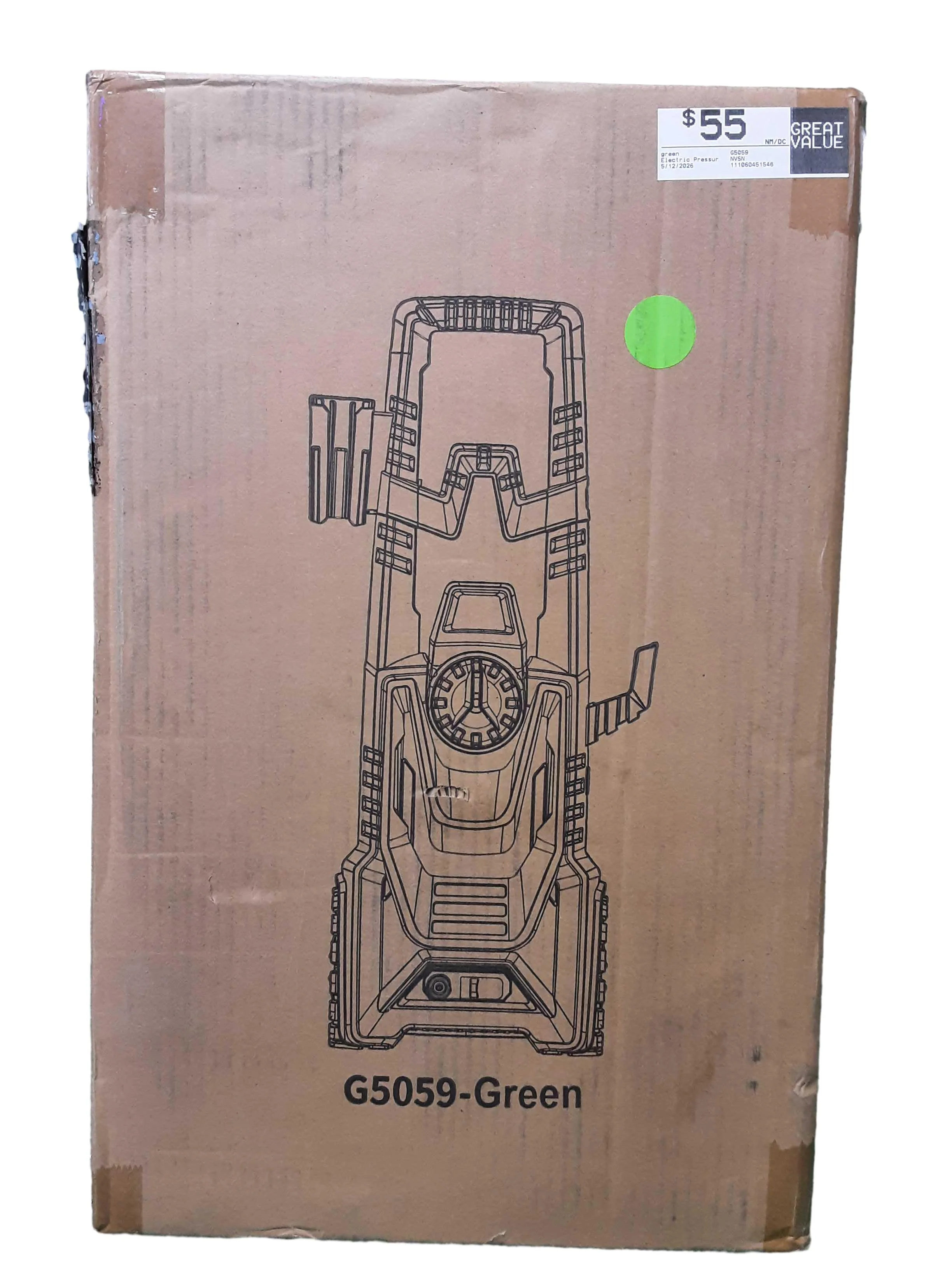 Green G5059 Green Corded Pressure Washer
