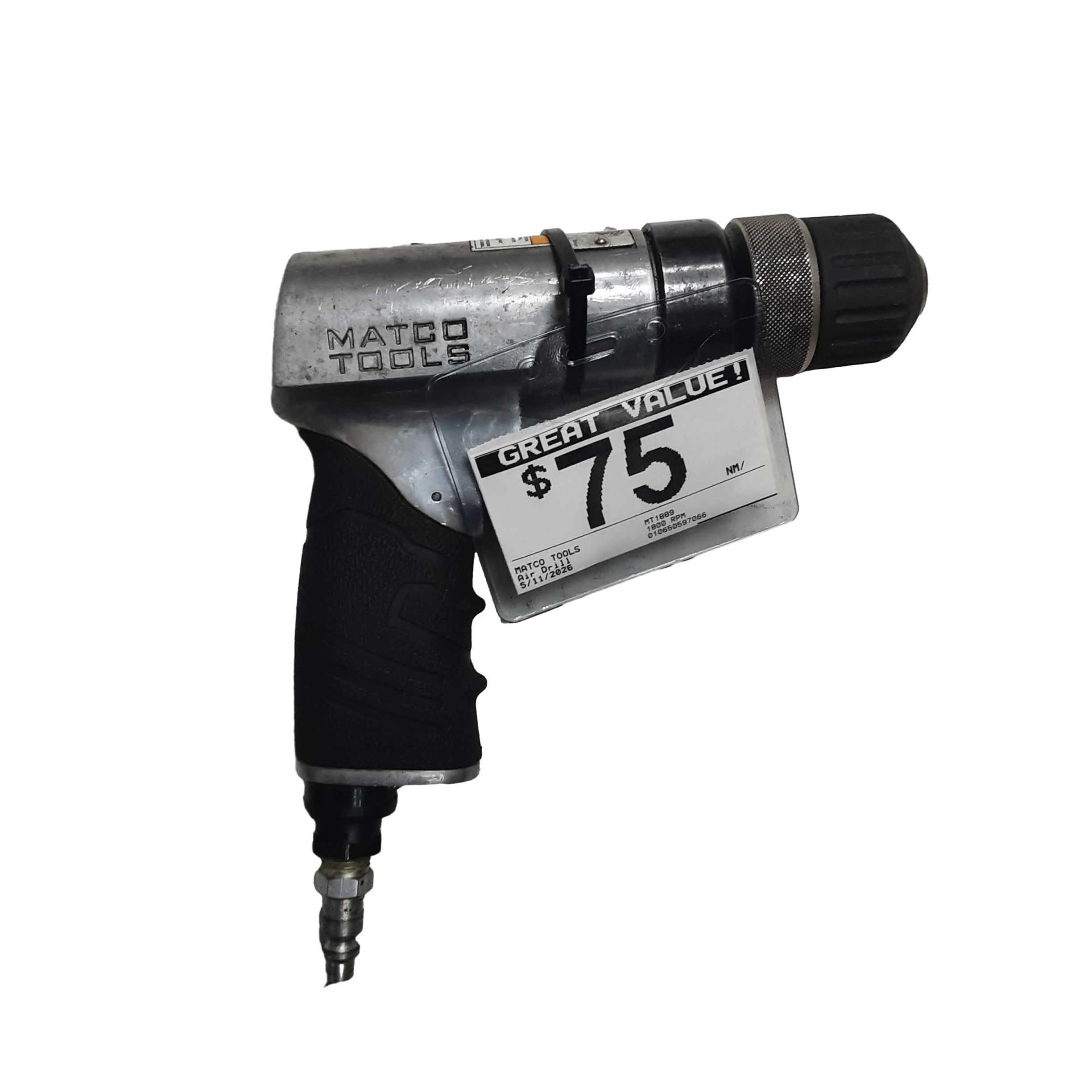 Matco Tools Mt1889 Silver Pneumatic Standard Drill