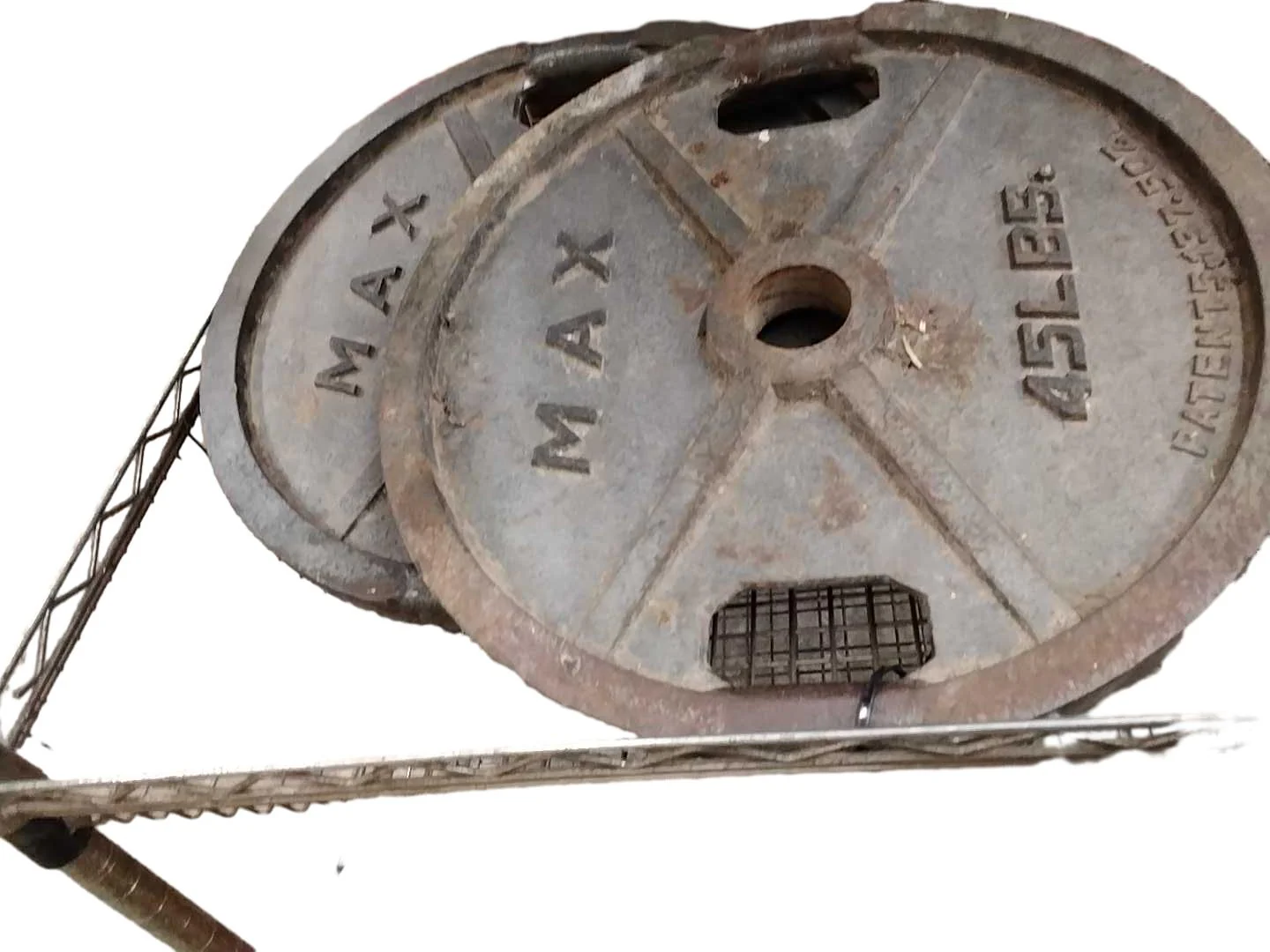 Max Plates Gray Free Weight