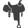 No Name Brown Western Saddle