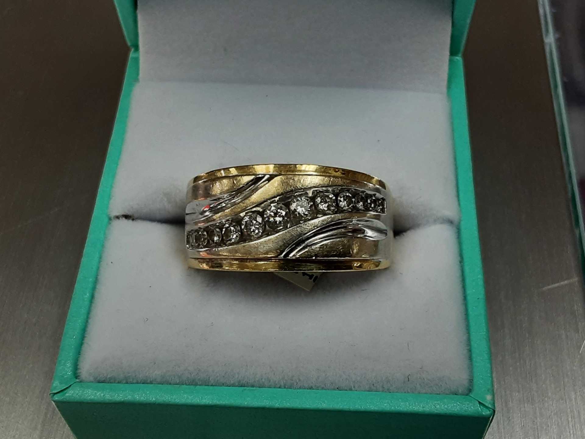Ring - Wedding Band - Yellow Gold 14k (.585) 7.6 grams Size 12