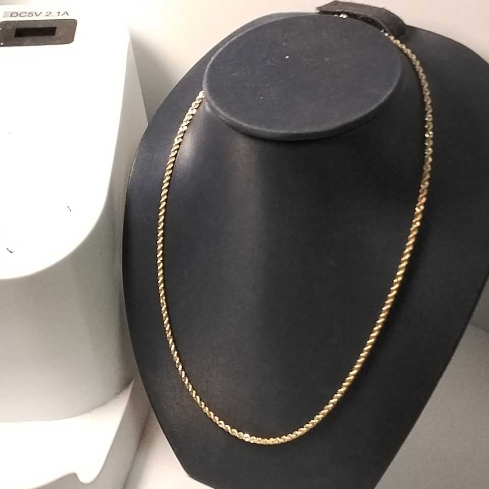 Rope Chain - Yellow Gold 14k (.585) 4.6 grams 18 inch