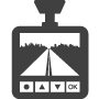 Sylvana 0320 Black Radar Detector / Dash Cam