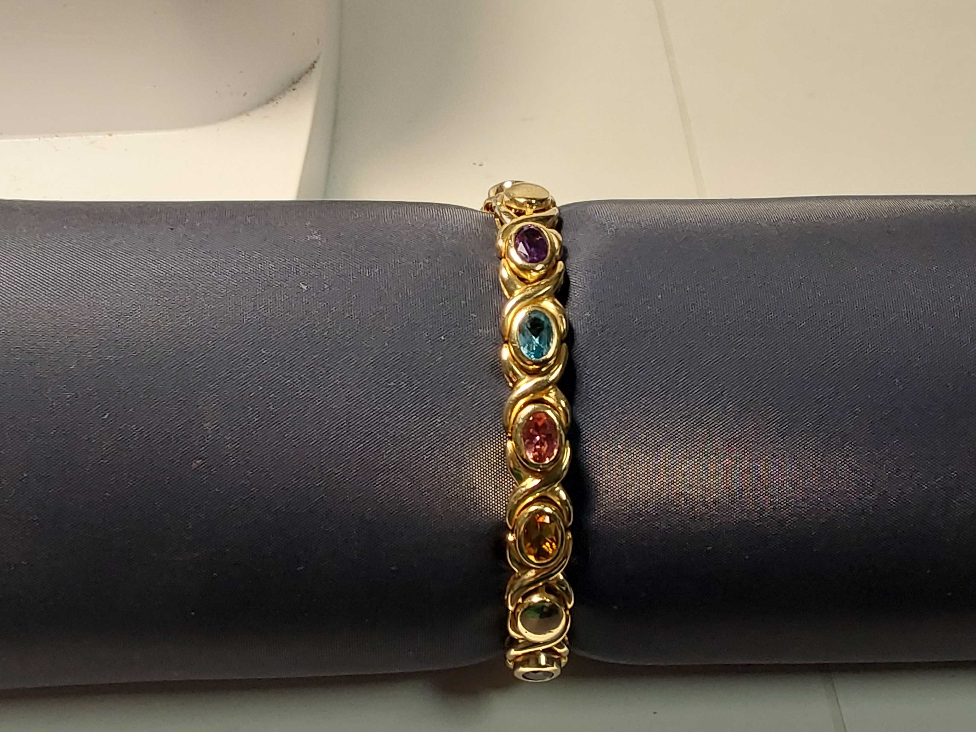 Tennis Bracelet - Yellow Gold 14k (.585) 18.5 grams 7 inch