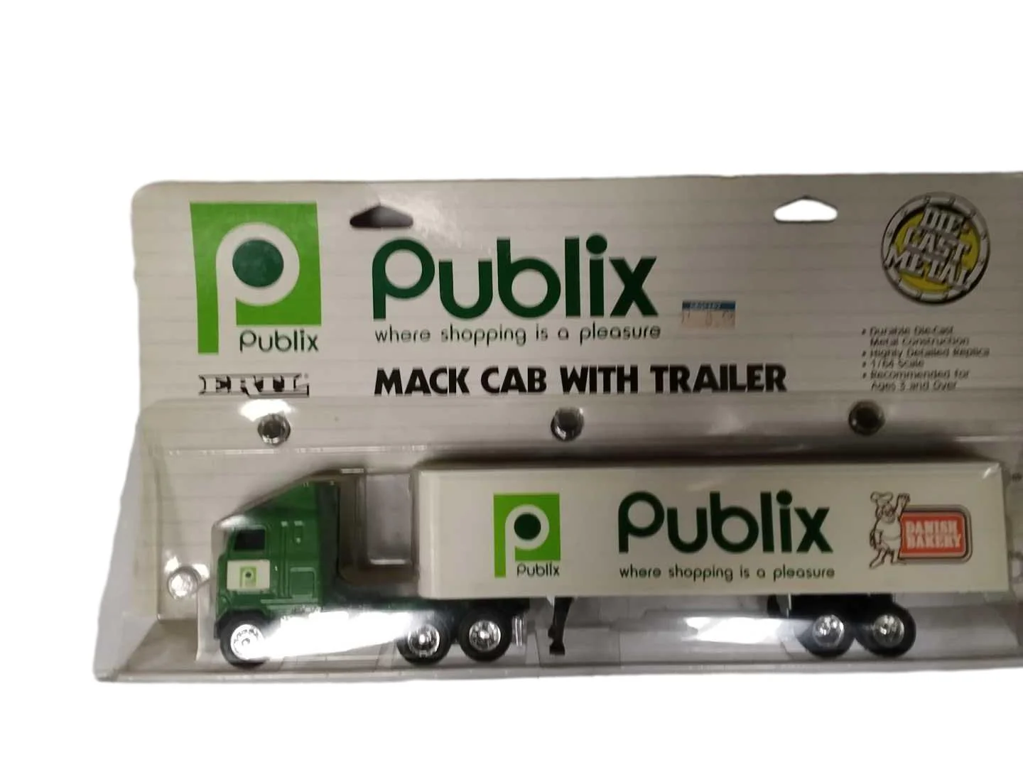 The Ertl Company 9691 Publix Mack Cab W/trailer Die-cast Metal 1 64 Multi-color Other Collectible - Image 2