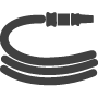 The Fit Life 25ft Black Hose & Reel Combo